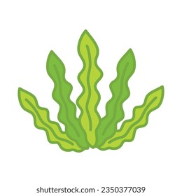 seaweed icon vector design template in white background