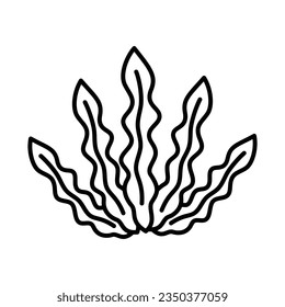 seaweed icon vector design template in white background