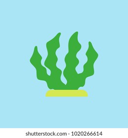 seaweed icon. vector illustration seaweed