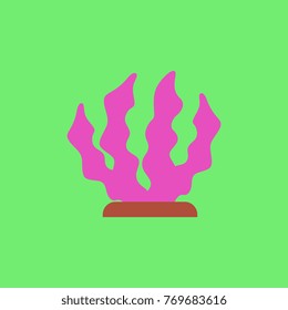 seaweed icon. vector illustration