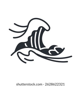 seaweed icons isolated on White Background. Flat style design