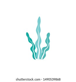 Seaweed logo template vector icon