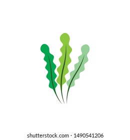 Seaweed logo template vector icon