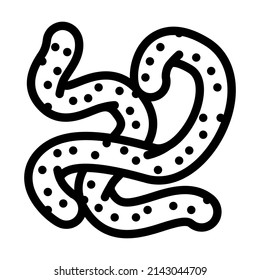 seaweed nature ingredient line icon vector. seaweed nature ingredient sign. isolated contour symbol black illustration
