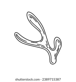Seaweed sketch. hand drawn Seaweed outline illustration. Seaweed black and white vector drawing. Seaweed isolated on white background. vector illustration. Seaweeds line art drawing. Seagrass.