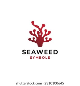 Seaweed Symbols Logo Design Simple