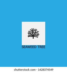 seaweed tree icon sign signifier vector