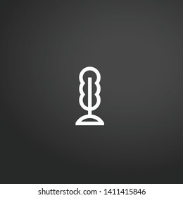 Seaweed vector icon. Seaweed concept stroke symbol design. Thin graphic elements vector illustration, outline pattern for your web site design, logo, UI. EPS 10.