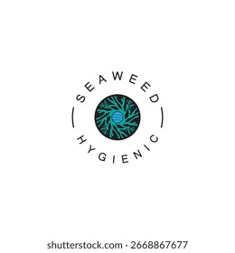 Diseño de Plantilla de Ilustración vectorial de algas