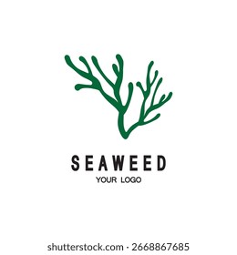 seaweed vector illustration template design