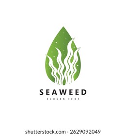 Algas vetor ícone de logotipo ícone de ilustração design.