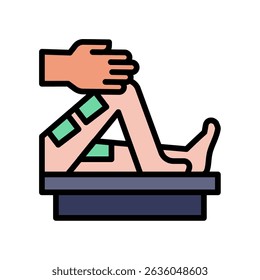 Seaweed Wrap Icon Lineal Color Vector Illustration