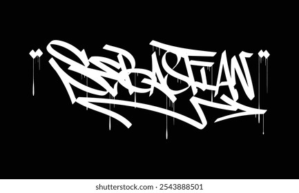 SEBASTIAN graffiti tag style design