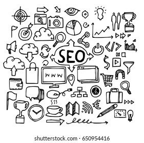 sec doodle sketch vector ink