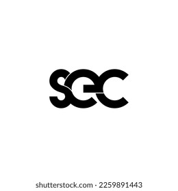 sec initial letter monogram logo design