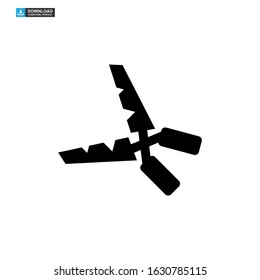 Secateurs garden scissors icon or logo isolated sign symbol vector illustration - high quality black style vector icons
