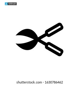 Secateurs garden scissors icon or logo isolated sign symbol vector illustration - high quality black style vector icons
