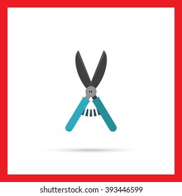 Secateurs vector icon 2