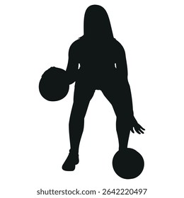 Secialist Basketball Program forward stock vector photo black and white eps ai illustrate silhouette graphic design background template