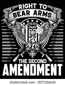 Second Amendment T Shirt Design