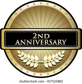 Second Anniversary Gold Medal