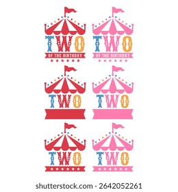 Second Birthday Carnival Circus Theme Designs
