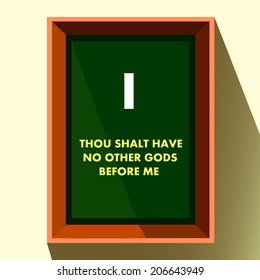 Second commandment of God - THOU SHALT HAVE OTHER GODS BEFORE ME