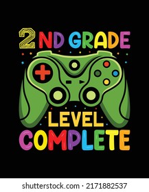 Second Grade Level Complete T Shirt Design