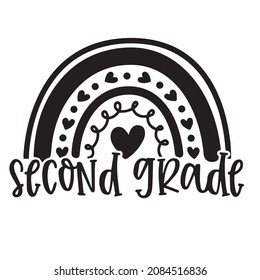 second grade logo inspirational quotes typography lettering design