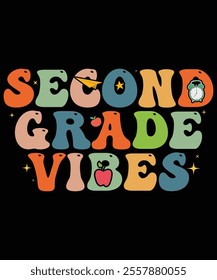 Second Grade Vibes, Back to School Supplies Vectors, School Outfit  Teacher Gifts, Educational Tools And Student Life, Back to School Bash and Decor, Kids Fashion  Trend, Back To School