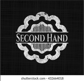 Emblema de pizarra de segunda mano