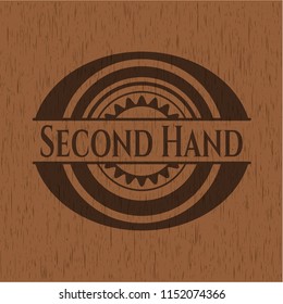 Second Hand realistic wood emblem