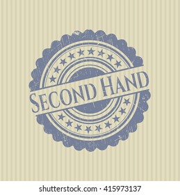 Sello de textura de hule de goma de segunda mano