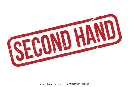 Second Hand Rubber Stamp Seal Vector