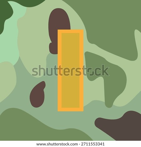 Second Lieutenant emblem icon on army uniform, insignia, vector.