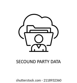 Second Party Data Vector Outline icons for your digital or print projects.