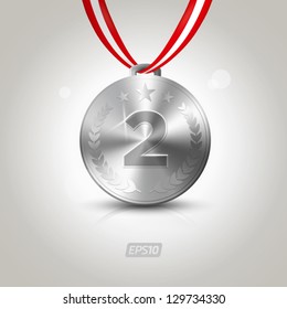 Second place medal