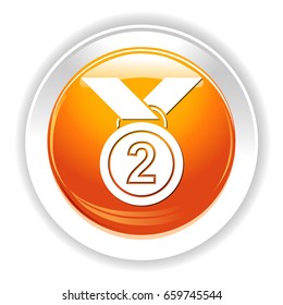 second place medal icon