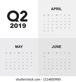 Second quarter of calendar 2019
