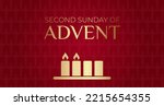 Second Sunday of Advent Background Illustration Design