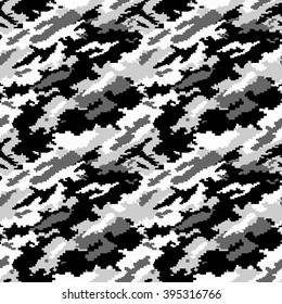 Second Version Of Urban Digital Camouflage.
Seamless pattern.