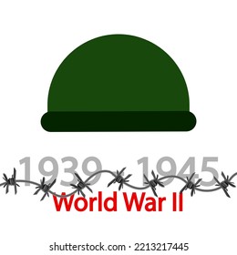 Second World War Beginning, Vector Art Illustration.