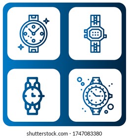seconds icon set. Collection of Watch icons