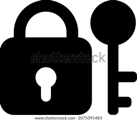 Secrecy icon with flat style. Isolated vector secrecy icon image on a white background.