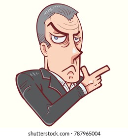 Secret Agent with gun hand gesture