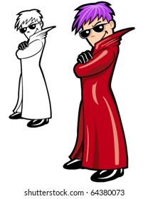 Secret Agent in red