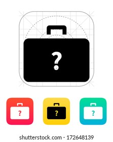 Secret case icon. Vector illustration.