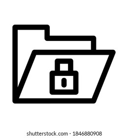 secret document icon or logo isolated sign symbol vector illustration - Collection of high quality black style vector icons
