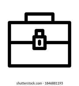 icono de documento secreto o logotipo símbolo de signo aislado ilustración vectorial - Colección de iconos vectoriales de estilo negro de alta calidad
