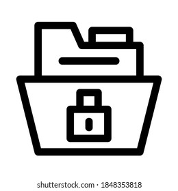 secret document icon or logo isolated sign symbol vector illustration - Collection of high quality black style vector icons
